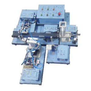 IT-5133 Multilevel Storage System with Piece Testing Station On Rotary Indexing Table And Conveyor Module In Closed Loop Mode